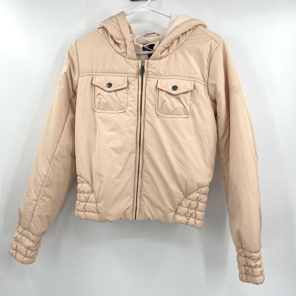 Diesel Jackets \u0026 Coats | Diesel Industry Light Pink Hooded Puffer Jacket Womens Sz Small | Color: Pink | Size: S | Revivedrack's Closet